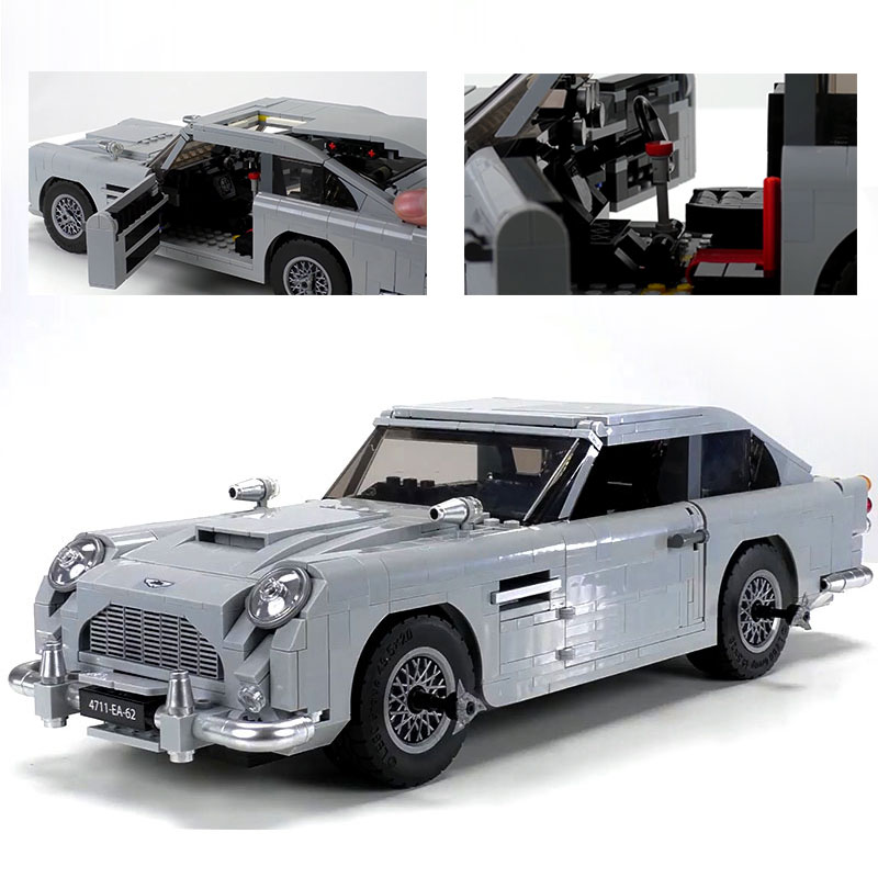 CUSTOM 21046 James Bond Aston Martin DB5 Building Bricks Set