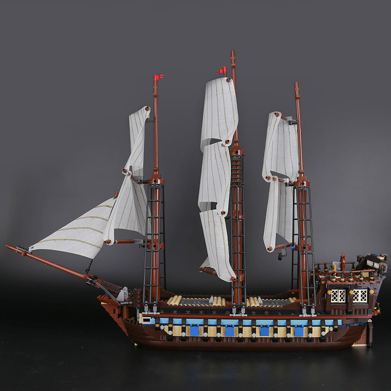 CUSTOM 22001 Building Blocks Toys Pirates of the Caribbean Imperial Flagship Building Brick Sets