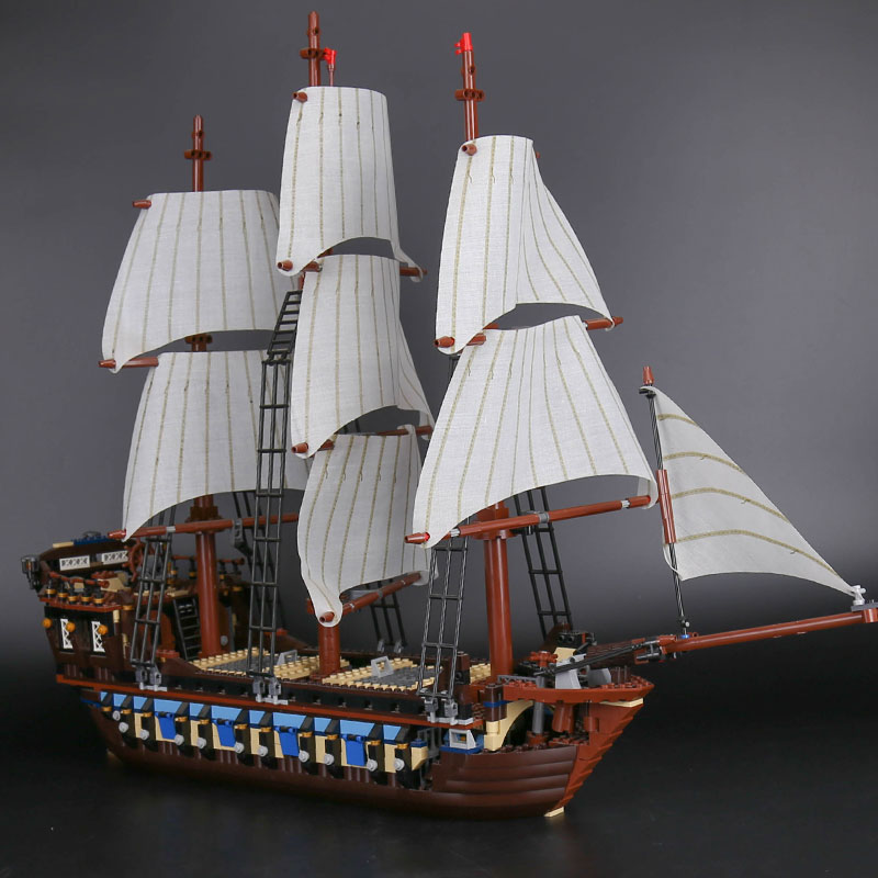 CUSTOM 22001 Building Blocks Toys Pirates of the Caribbean Imperial Flagship Building Brick Sets