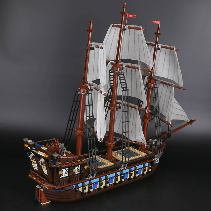 CUSTOM 22001 Building Blocks Toys Pirates of the Caribbean Imperial Flagship Building Brick Sets