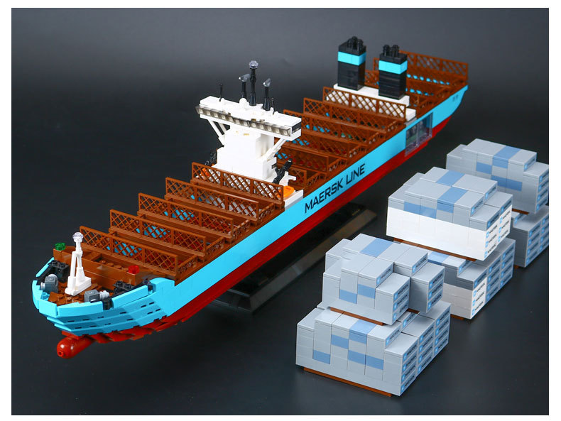 CUSTOM 22002 Building Blocks Maersk Line Triple E Brick Sets