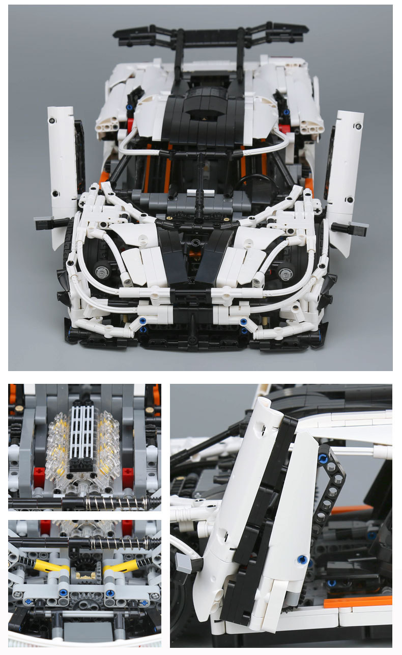 CUSTOM 23002 MOC Koenigsegg One: 1 Sports Car Building Toys Compatible Building Blocks