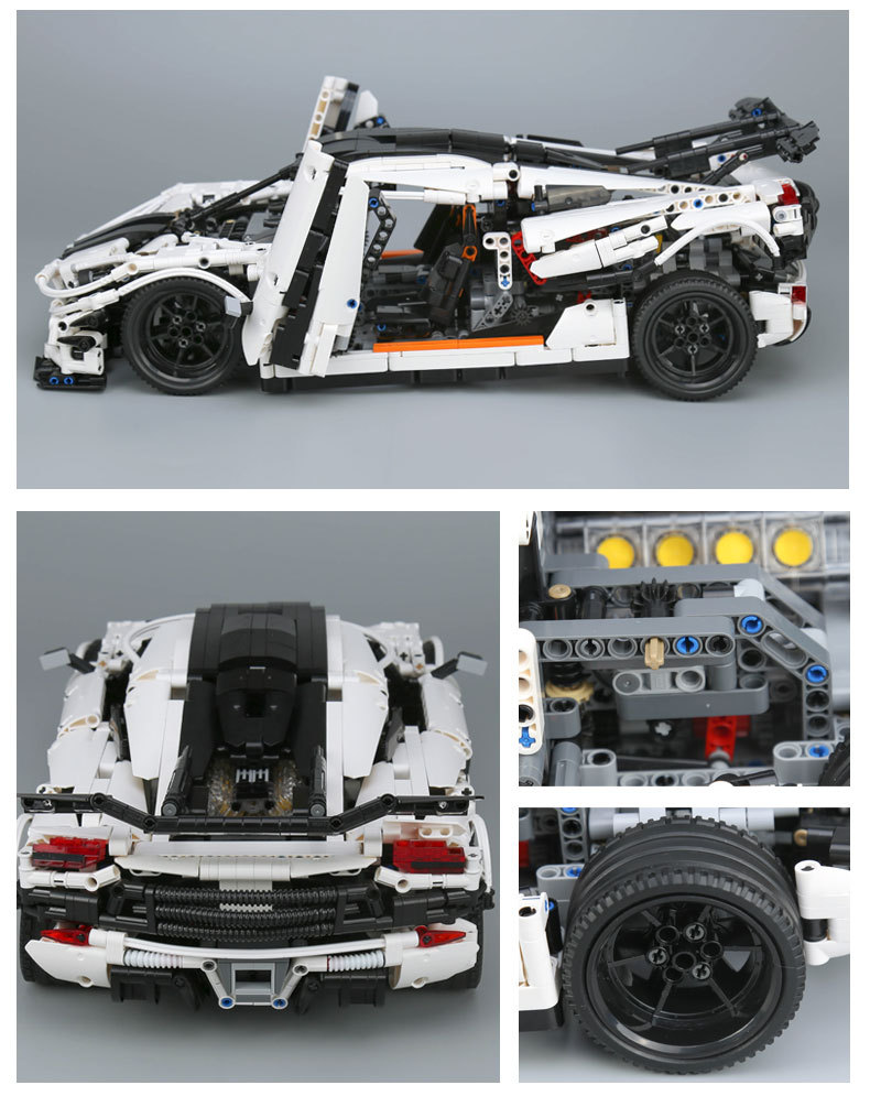 CUSTOM 23002 MOC Koenigsegg One: 1 Sports Car Building Toys Compatible Building Blocks
