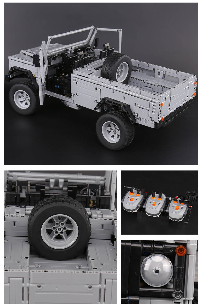 CUSTOM 23003 Wild Off Road Fahrzeuge MOC Bausteine Set