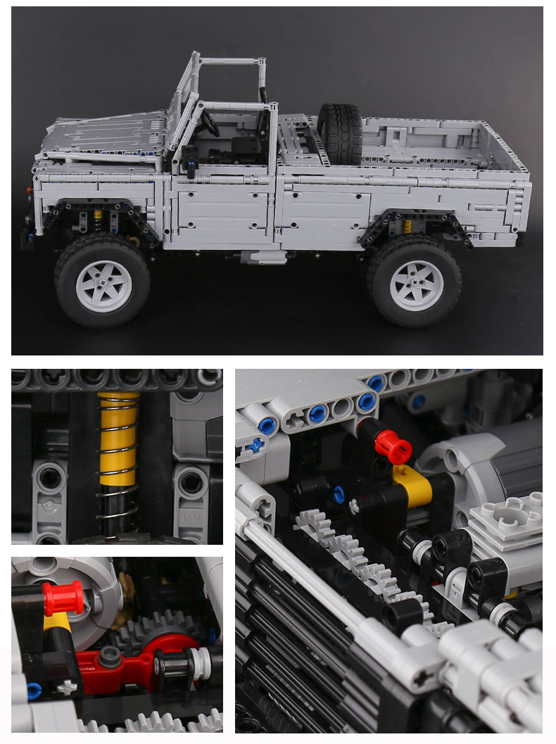 CUSTOM 23003 Wild Off Road Fahrzeuge MOC Bausteine Set