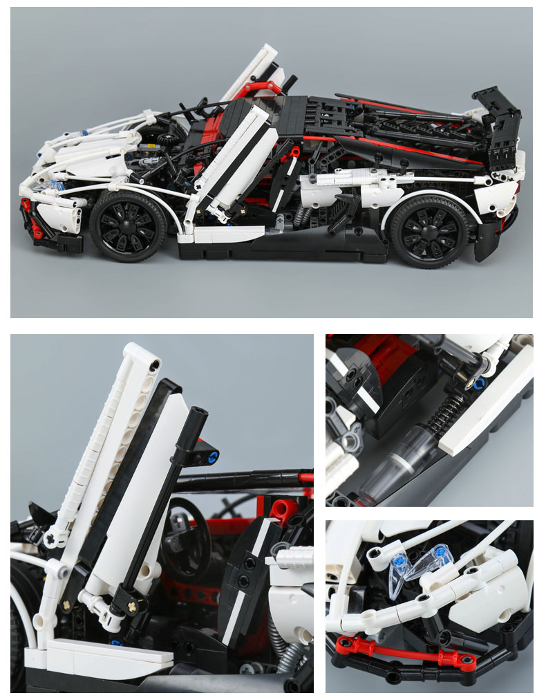 BENUTZERDEFINIERTE 23006 MOC Lamborghini Aventador LP 720-4 Bauspielzeug Kompatible Bausteine