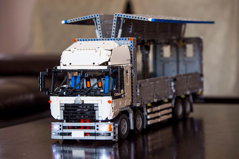 BENUTZERDEFINIERTE 23008 Bausteine Spielzeug MOC Technic Wing Body Truck Bausteine