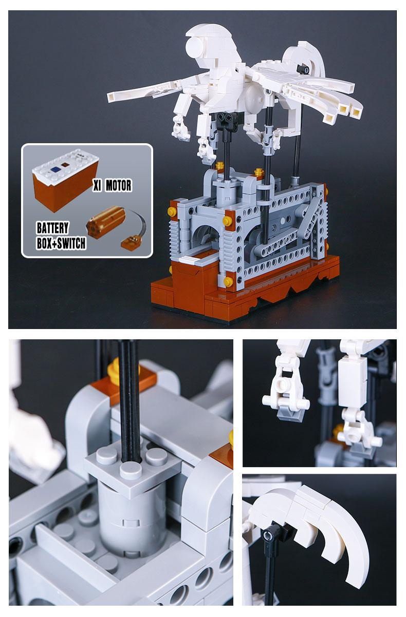 CUSTOM 23015 빌딩 블록 완구 Automaton 빌딩 벽돌 세트