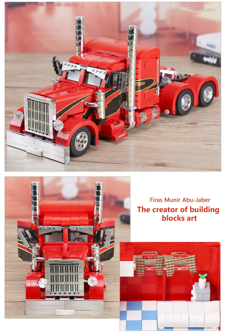 XINGBAO 03012 Technic MOC Red Monster Building Bricks Set