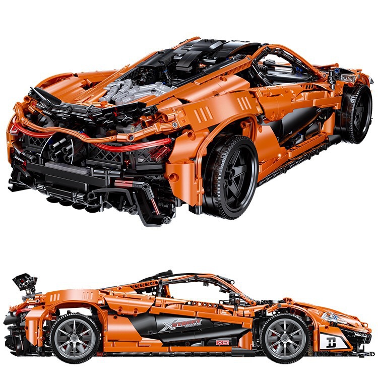 Custom McLaren P1 MOC Super Car Building Bricks Toy Set 3307 Pieces