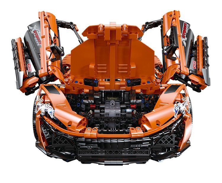 Custom McLaren P1 MOC Super Car Building Bricks Toy Set 3307 Pieces