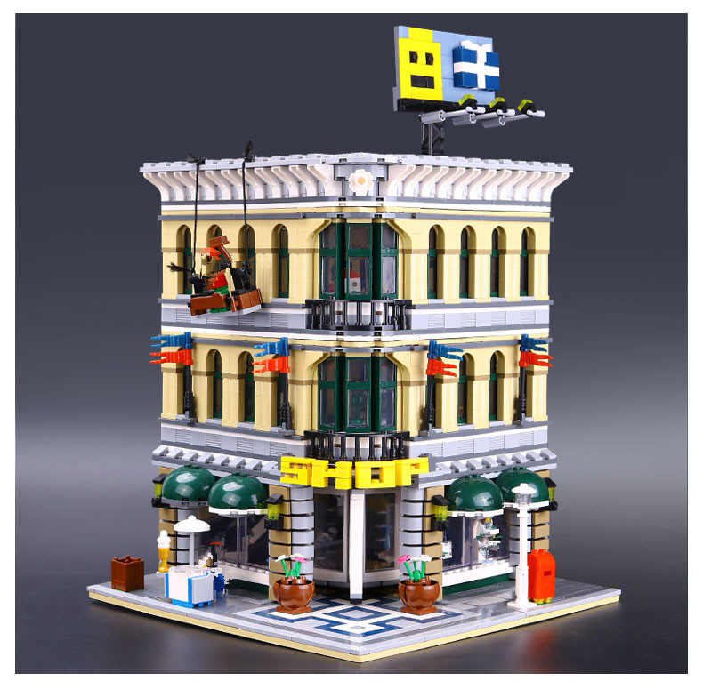 CUSTOM 15005 Grand Emporium Building Bricks Set