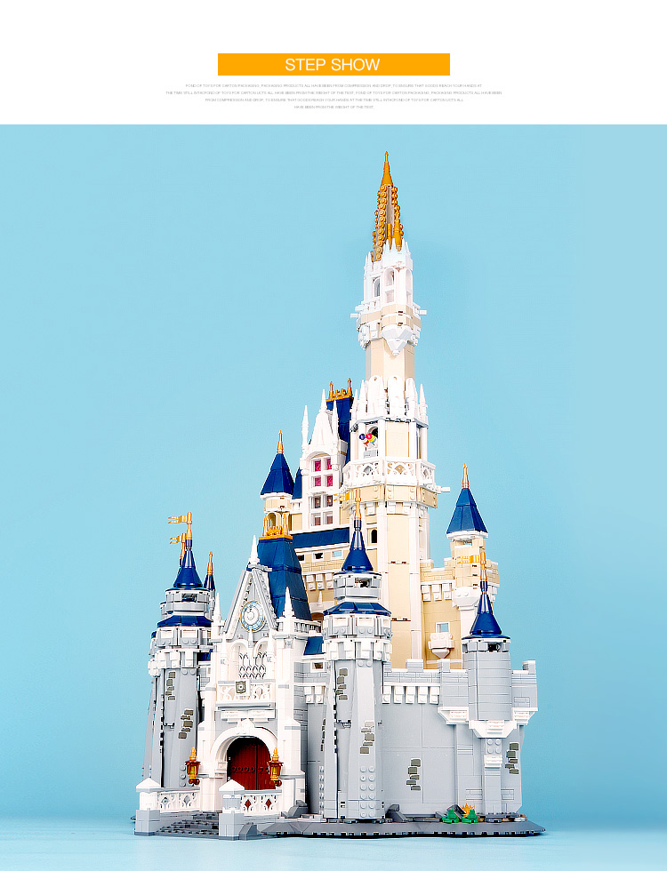 BENUTZERDEFINIERTE 16008 Bausteine Disney Castle Building Brick Sets