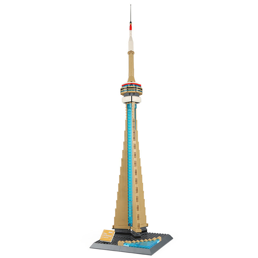 WANGE Architecture Toronto TV Tower Canada Building 4215 Building Blocks Toy Set