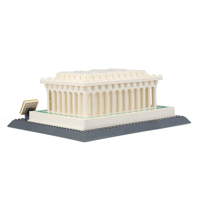 WANGE Architecture Lincoln Memorial Building 4216 Building Blocks Toy Set