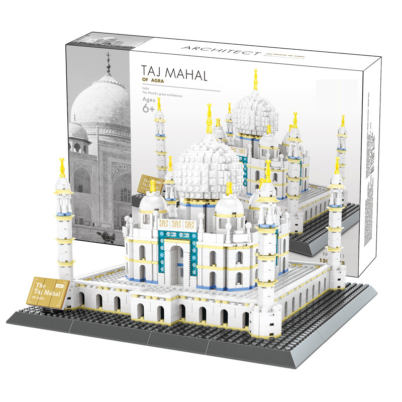 WANGE Architecture 인도 타지마할 5211 빌딩 블록 장난감 세트