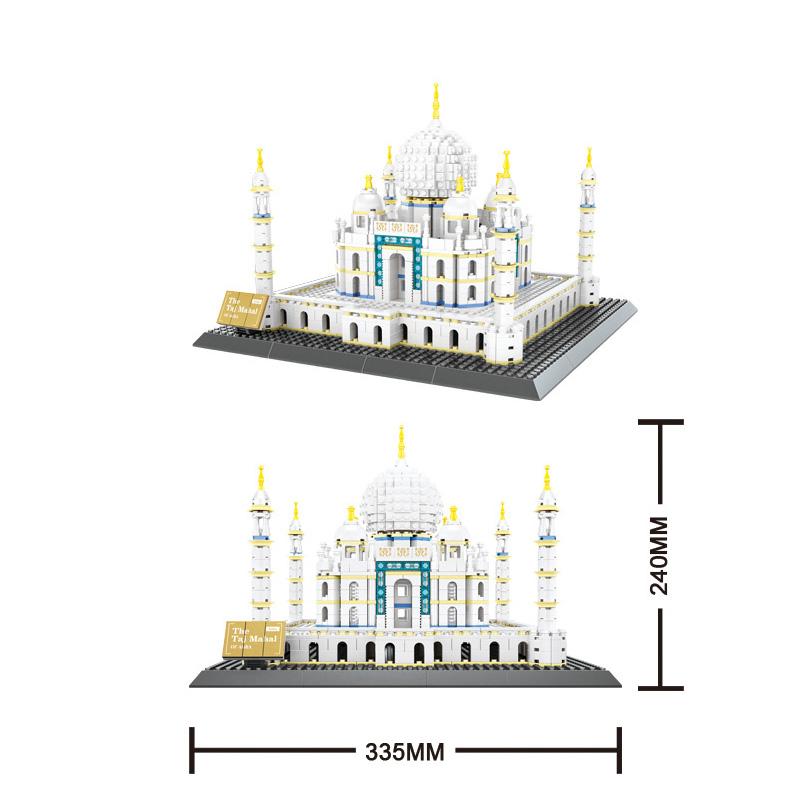 WANGE Architecture 인도 타지마할 5211 빌딩 블록 장난감 세트