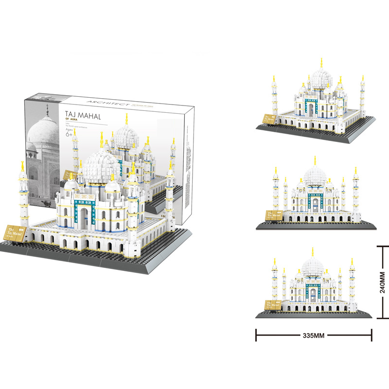 WANGE Architecture 인도 타지마할 5211 빌딩 블록 장난감 세트