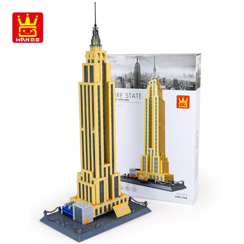 WANGE Architecture American Empire State 5212 Building Blocks Toy Set