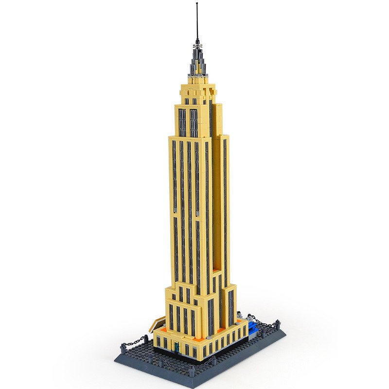 WANGE Architecture American Empire State 5212 빌딩 블록 장난감 세트