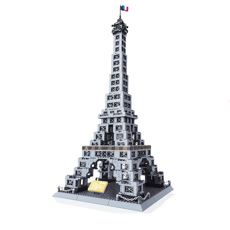WANGE Architecture Eiffel Tower Building 5217 Building Blocks Toy Set