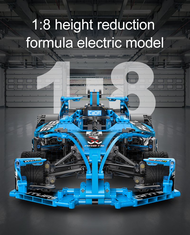 CADA 64004 Technology Series Formula E F1 Car Building Blocks Toy Set