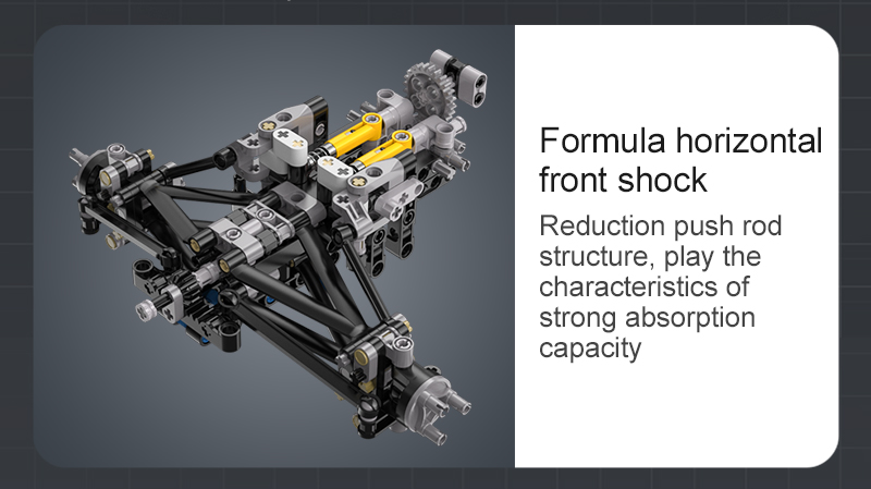 CADA 64004 Technology Series Formel E F1 Auto Bausteine Spielzeug-Set