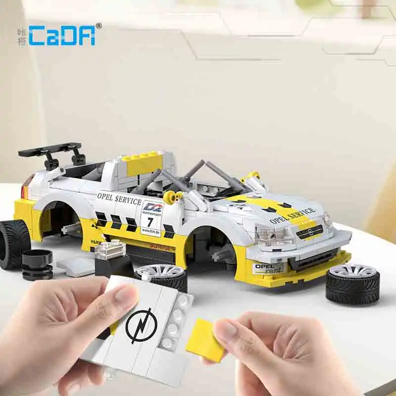 Cada C51081 Opel Astra V8 Coupe Building Blocks Toy Set