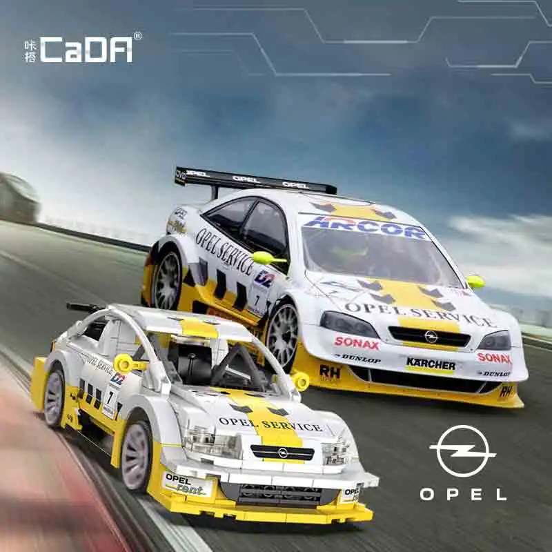 Cada C51081 Opel Astra V8 Coupe Building Blocks Toy Set