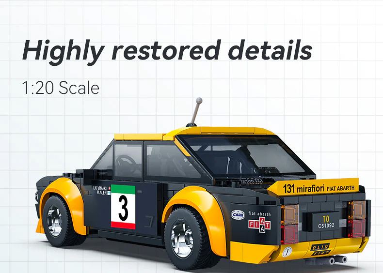 Juego de bloques de construcción de coches de carreras con programación por control remoto Cada C51092