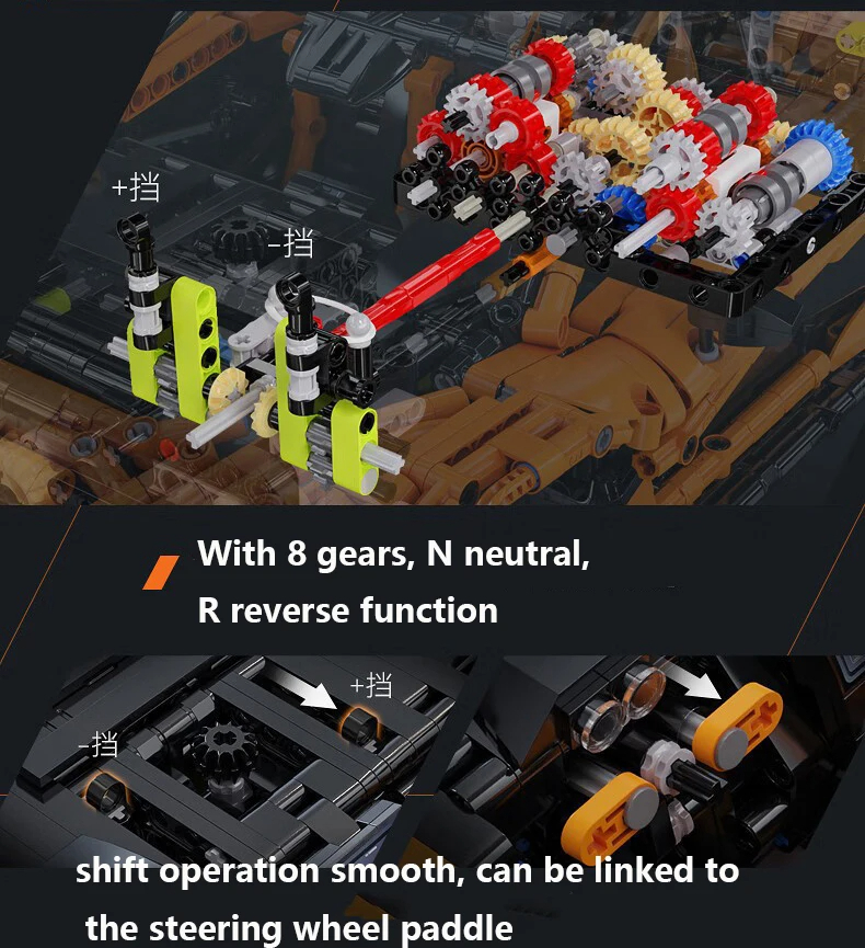 Cada C61513 Smiling Assassin Sports Car Building Blocks Toy Set