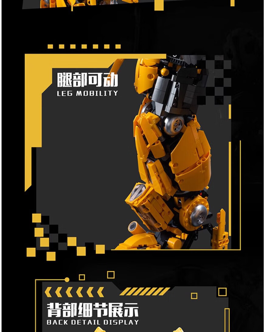 KBOX V5007 Ensemble de blocs de construction Bumblebee