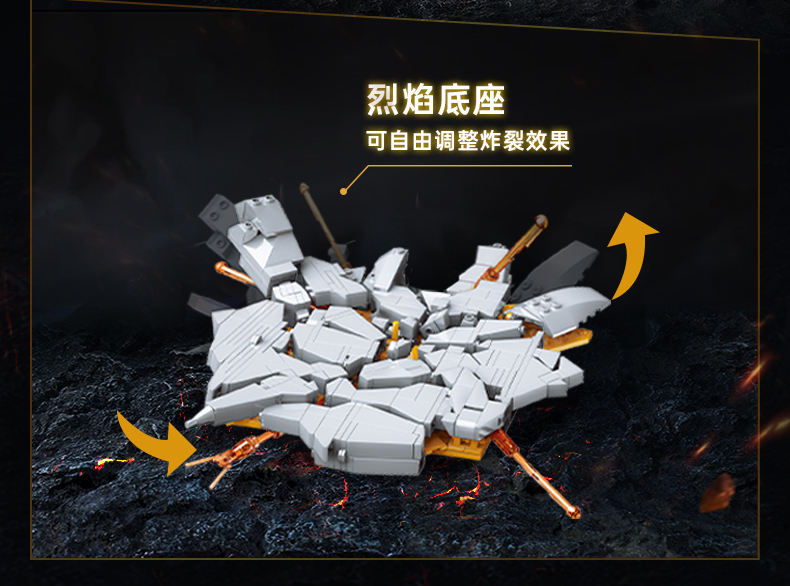 Keeppley K20216 Super Charizard X Pokémon Series Building Blocks Toy Set