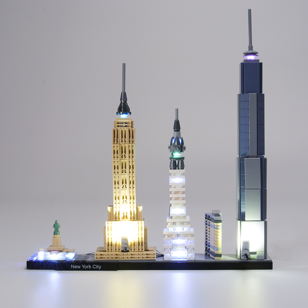 Light Kit For Architecture New York City LED Highting Set 21028