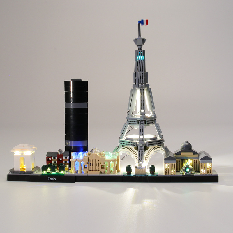 Light Kit For Architecture Paris LED Highting Set 21044