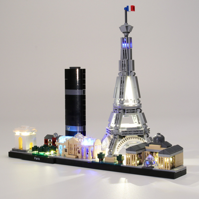 Light Kit For Architecture Paris LED Highting Set 21044