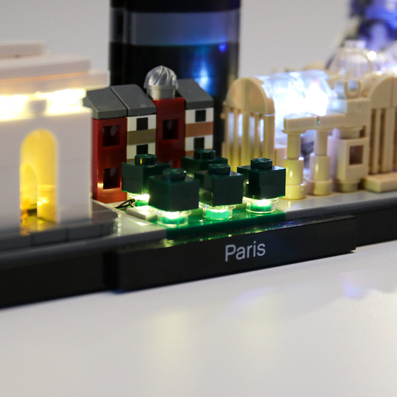 Light Kit For Architecture Paris LED Highting Set 21044