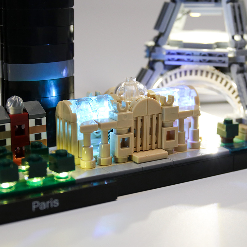 Light Kit For Architecture Paris LED Highting Set 21044