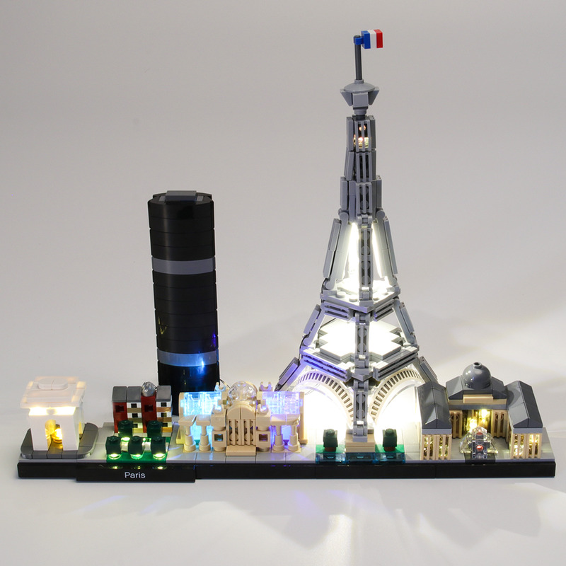 Light Kit For Architecture Paris LED Highting Set 21044