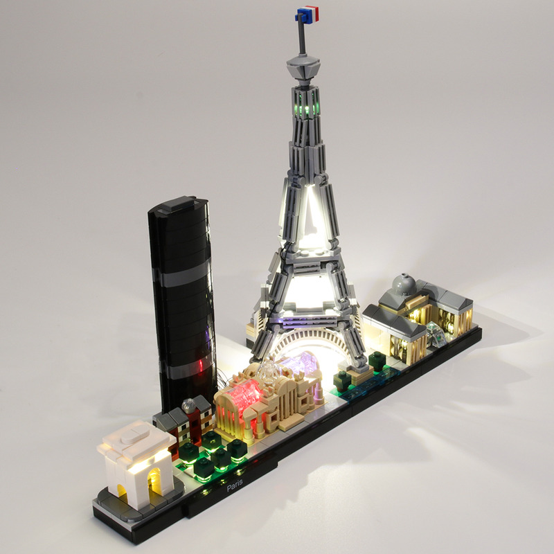 Light Kit For Architecture Paris LED Highting Set 21044