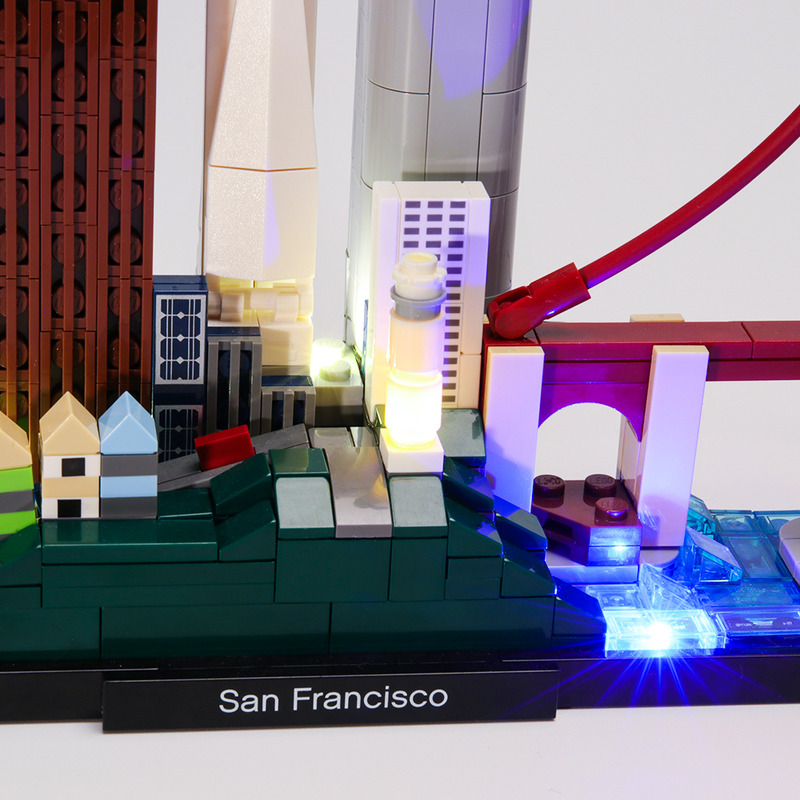 Light Kit For Architecture San Francisco LED Highting Set 21043