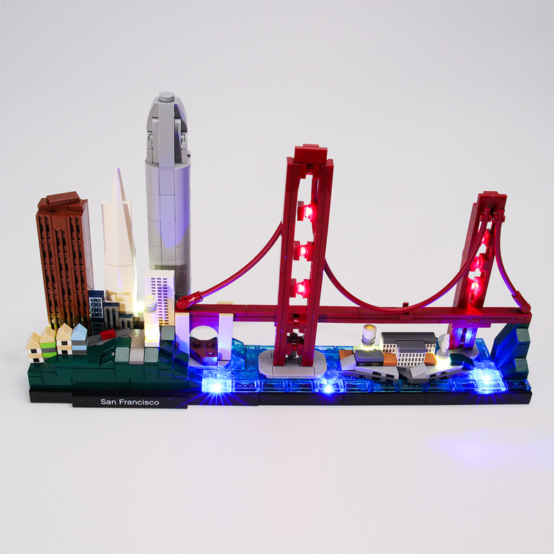 Light Kit For Architecture San Francisco LED Highting Set 21043