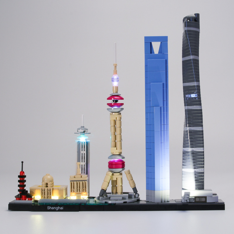 Light Kit For Architecture Shanghai LED Highting Set 21039