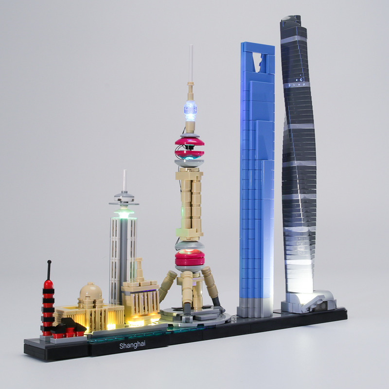 Beleuchtungsset für Architektur Shanghai LED-Beleuchtungsset 21039