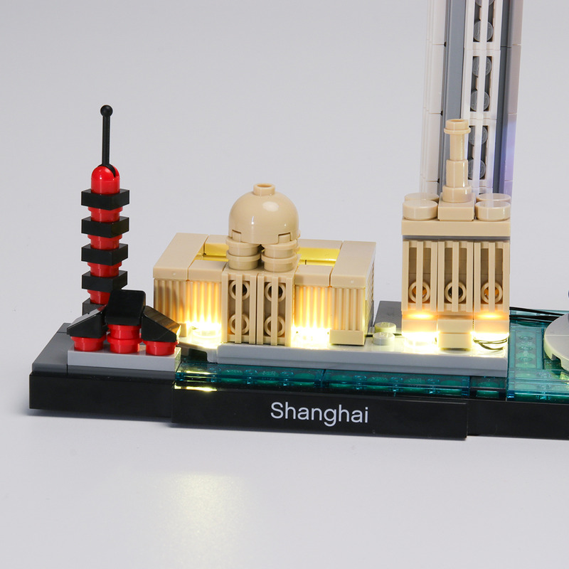 Beleuchtungsset für Architektur Shanghai LED-Beleuchtungsset 21039