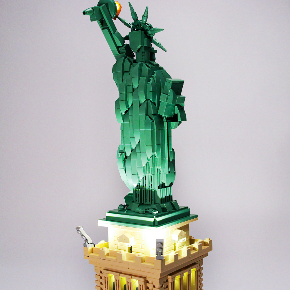 Light Kit For Architecture Statue of Liberty LED Highting Set 21042