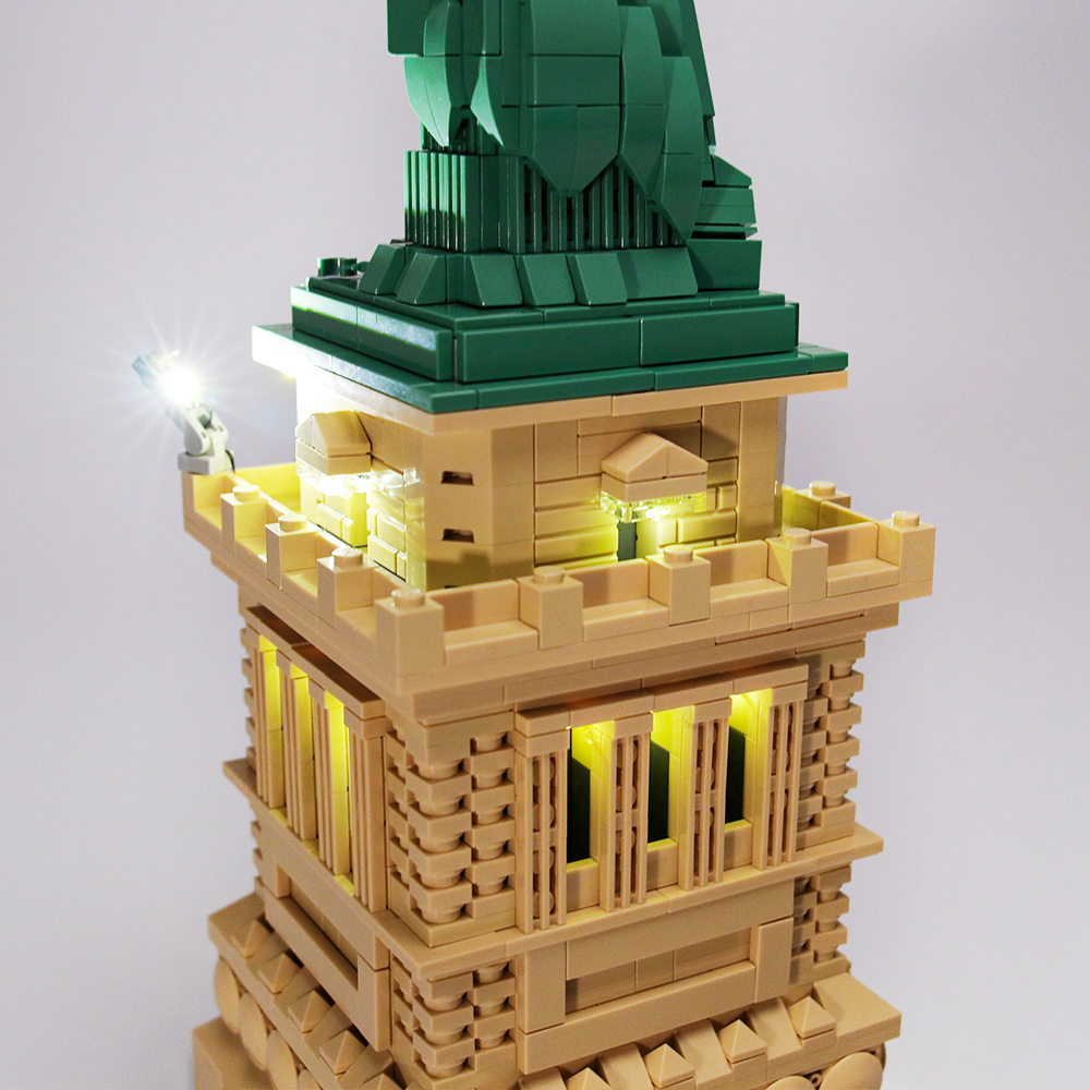Light Kit For Architecture Statue of Liberty LED Highting Set 21042