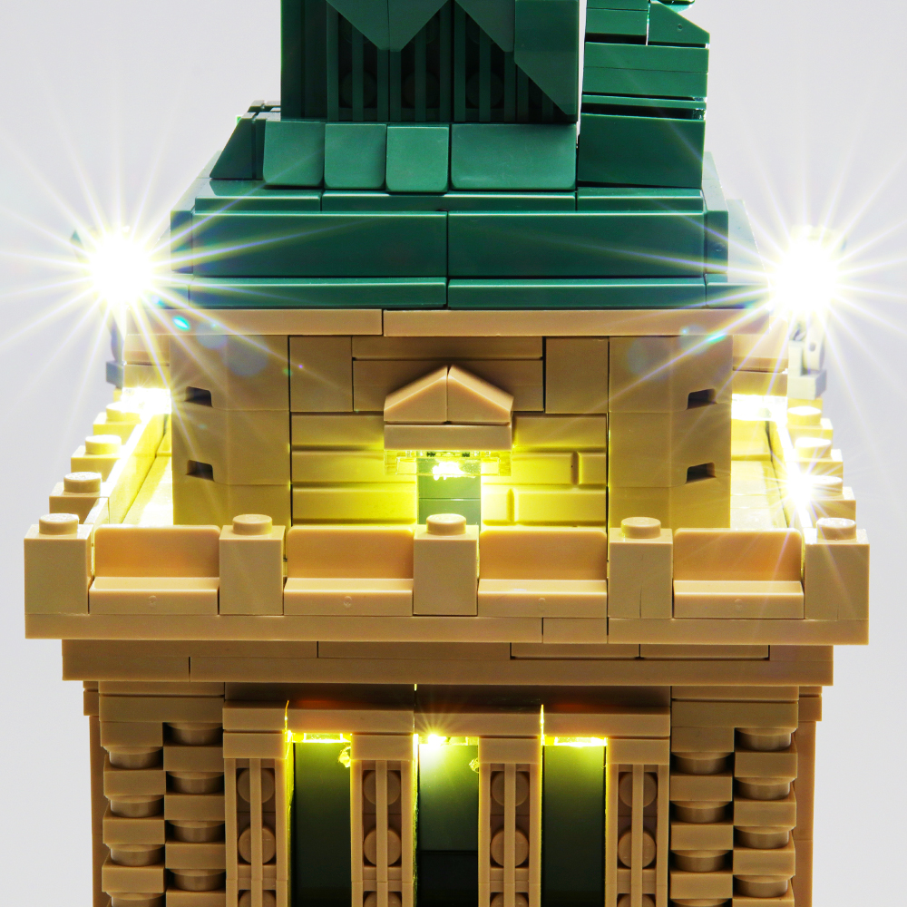 Light Kit For Architecture Statue of Liberty LED Highting Set 21042