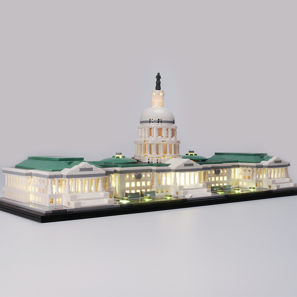 건축용 라이트 키트 미국 국회 의사당 건물 LED Highting 세트 21030