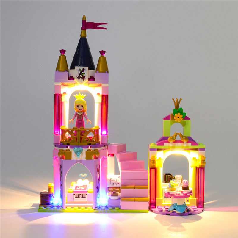 아리엘, 오로라, 티아나의 왕실 축하 LED 하이팅 세트 41162용 라이트 키트